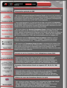 Site db1.fr avant la refonte