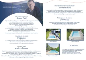 Brochure pour DesJoyaux verso