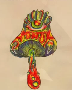 Dessin au crayon et POSCA