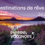 Page de couverture pour la brochure de voyage fictive de Pierre Vacances