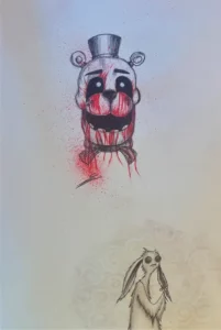 Dessin au crayon et Posca
