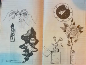 Dessins à l'encre de chine